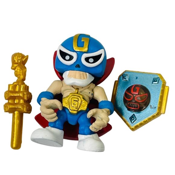 Moose Toys Treasure X Kings Gold Hunter El Lustro Figure With Staff and Shield - Picture 2 of 11